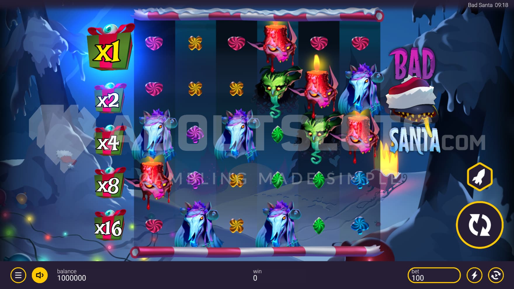 The base game is filled with various creatures that have taken Santas place