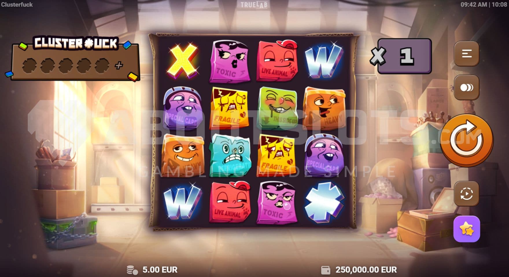 dirty garage as background