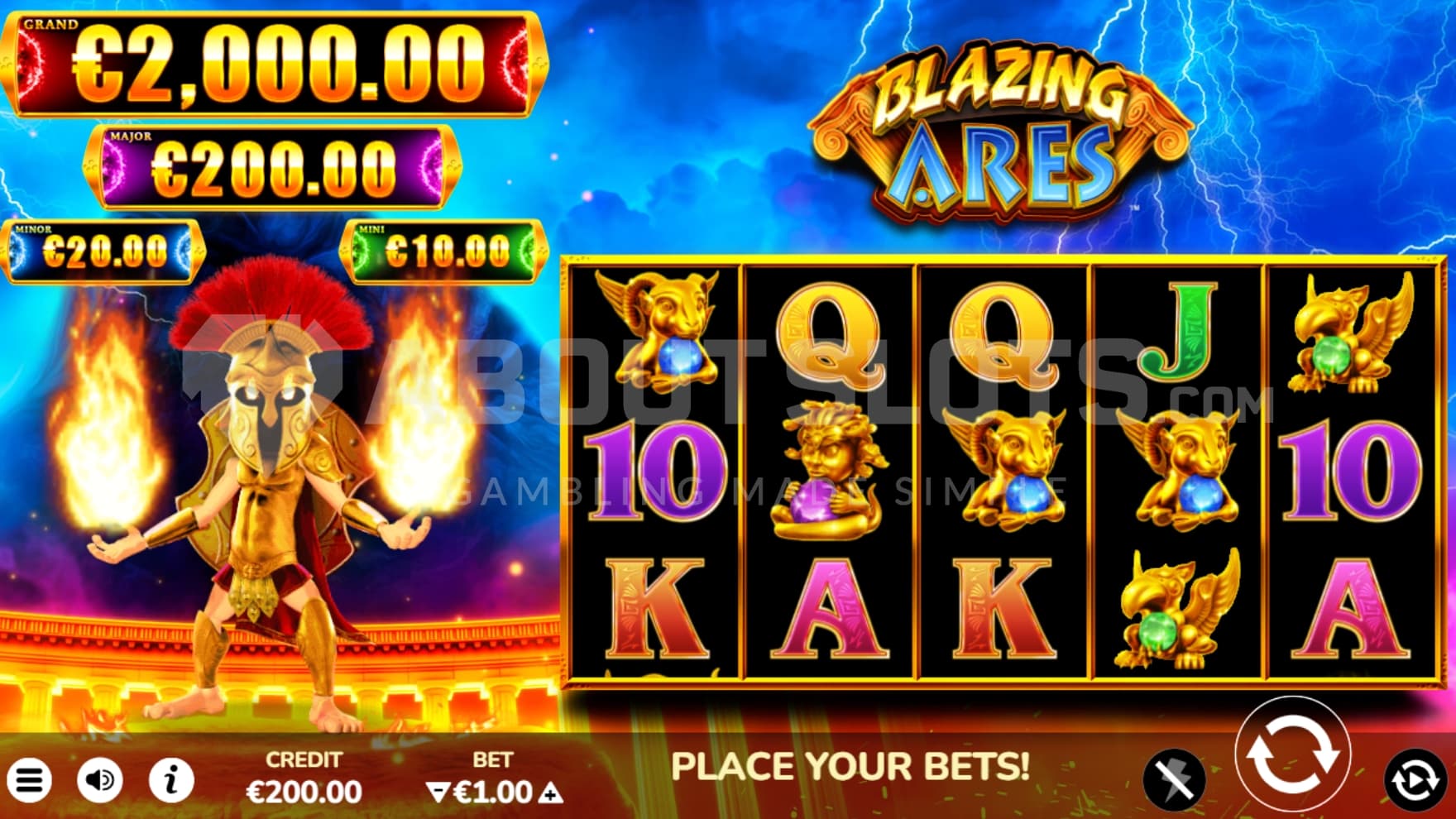 Ares to the left side