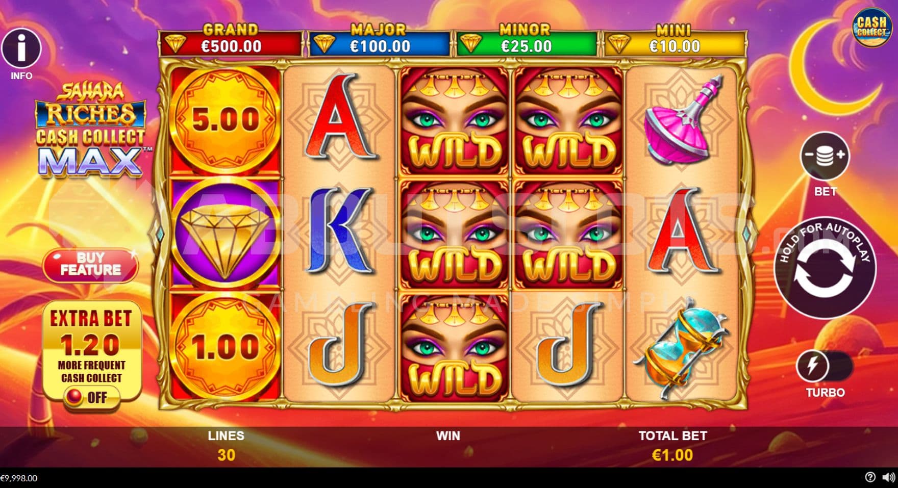 Bonus Buy on left side