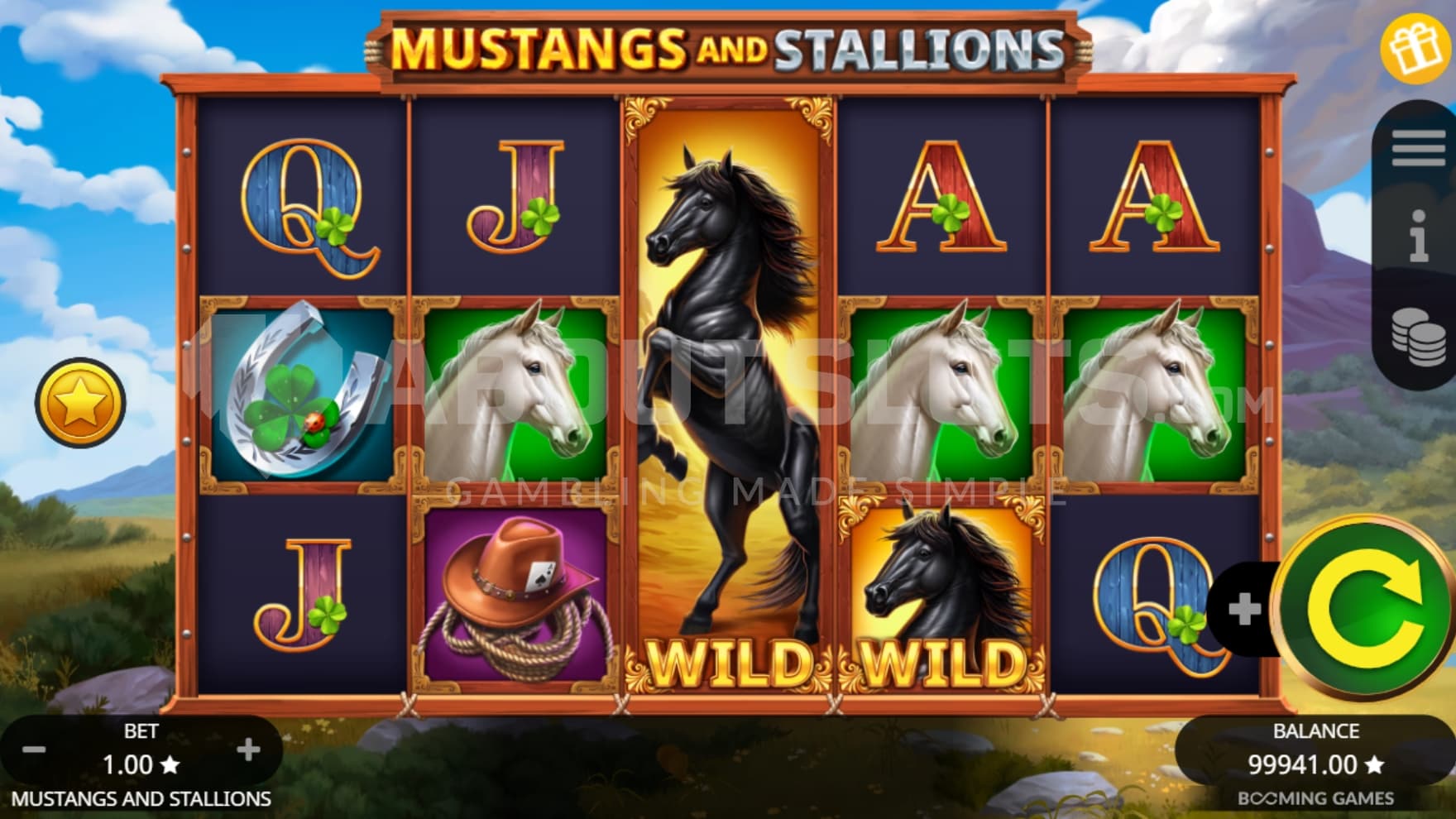 Bonus Buy on left side