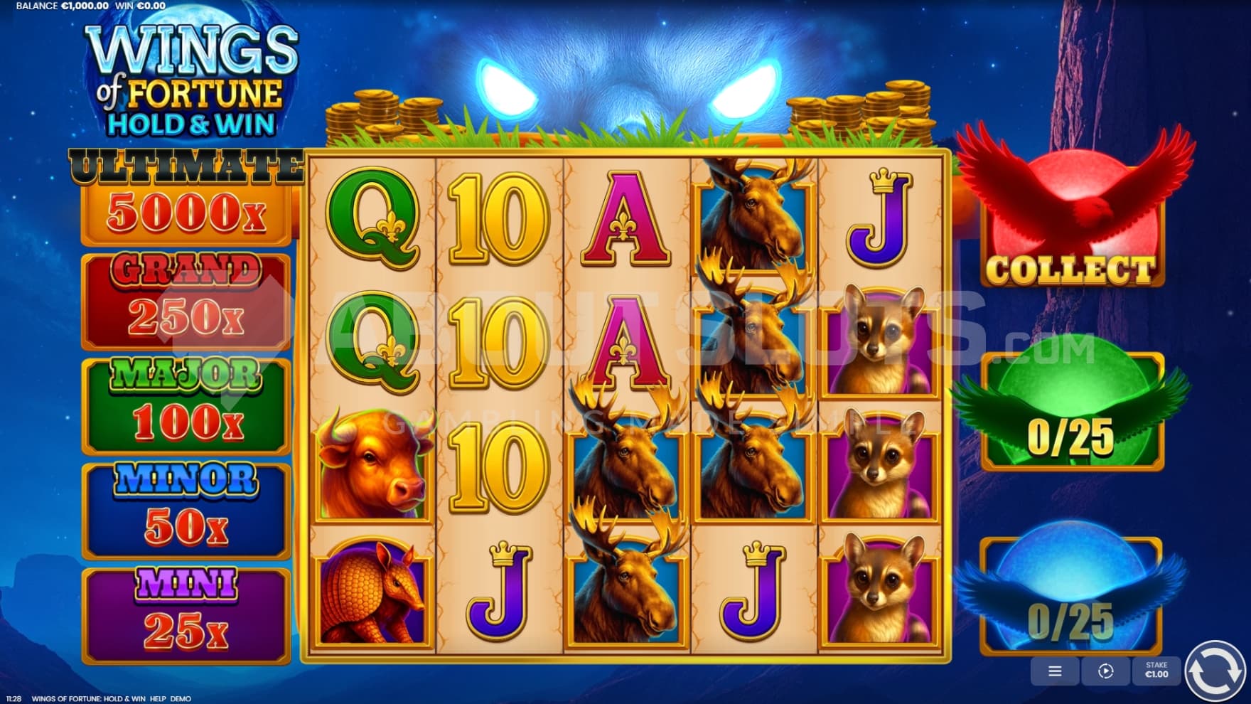 Eagle Progress on right side