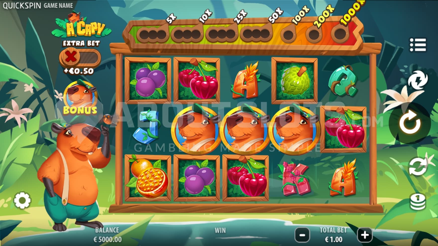 Feature Buy on left side