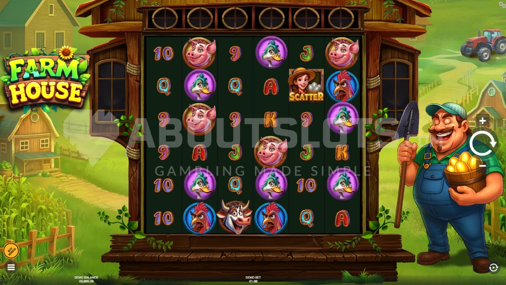 Multiplier Tracker above each reel