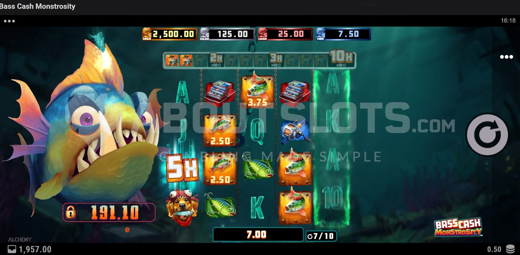 Multiplier on first reel