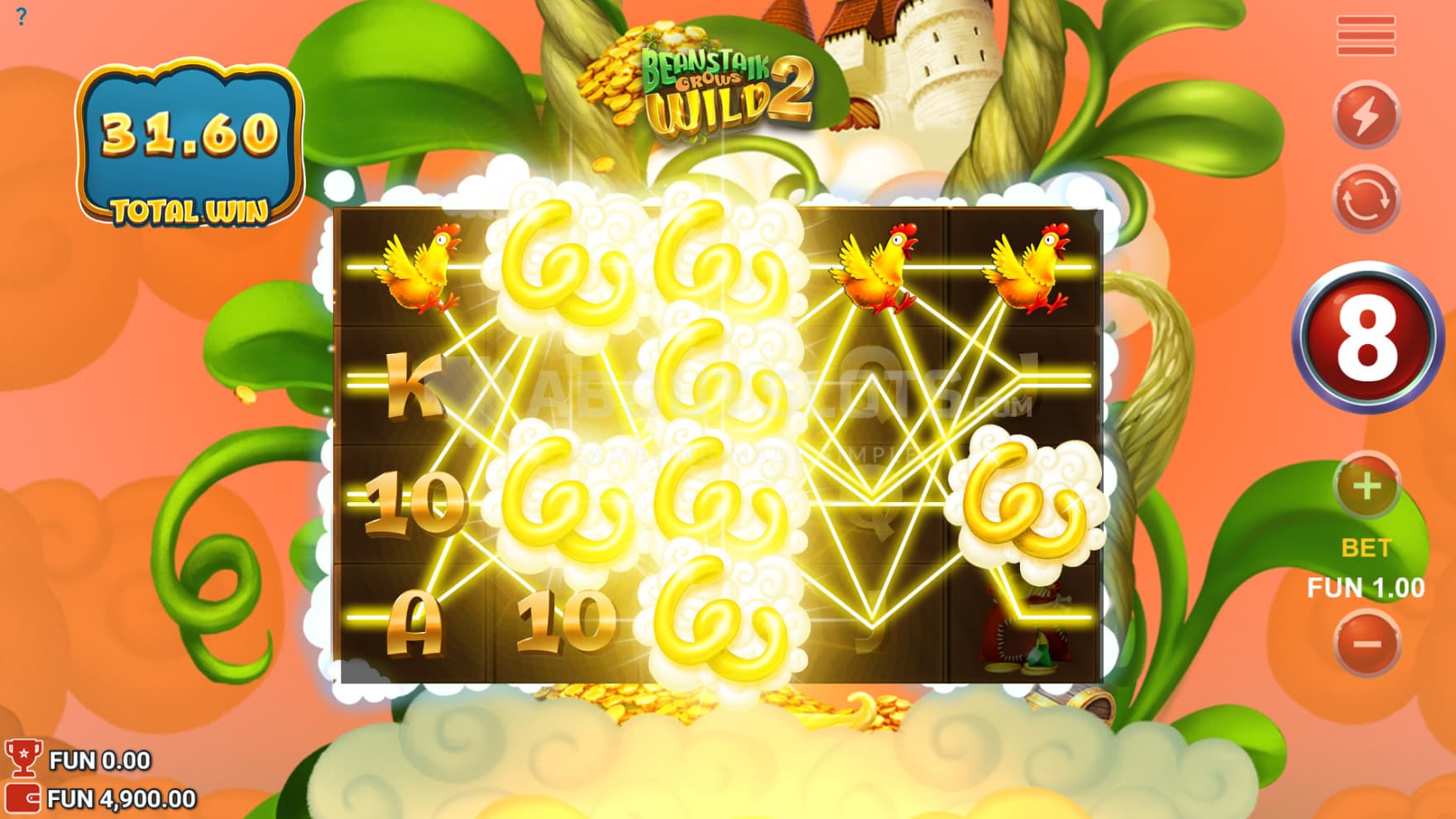Wilds are guaranteed to show up on each spin during the bonus game