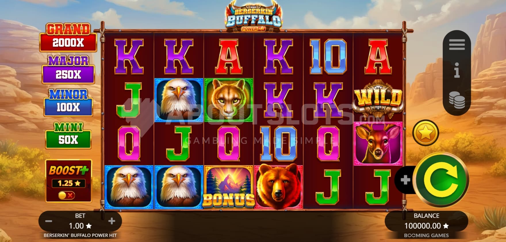 Buffalo theme with the Feature Buy on right side