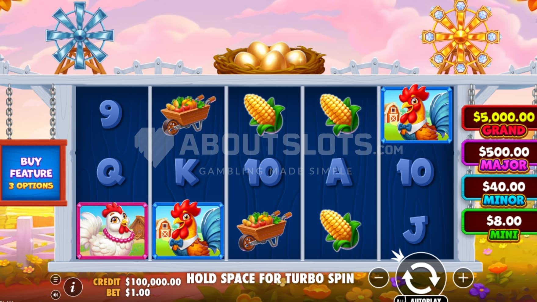 Feature Buy on left side