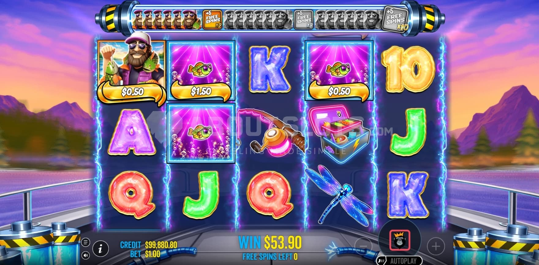 +5 additional Free Spins awarded