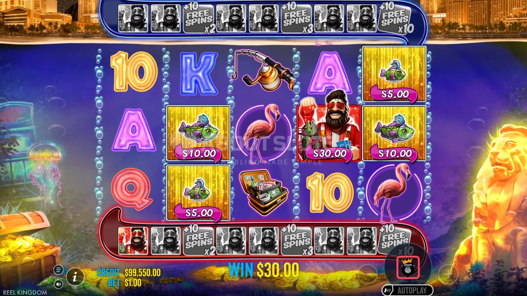 Two progression meters are introduced with additional spins and Multipliers in the bonus game