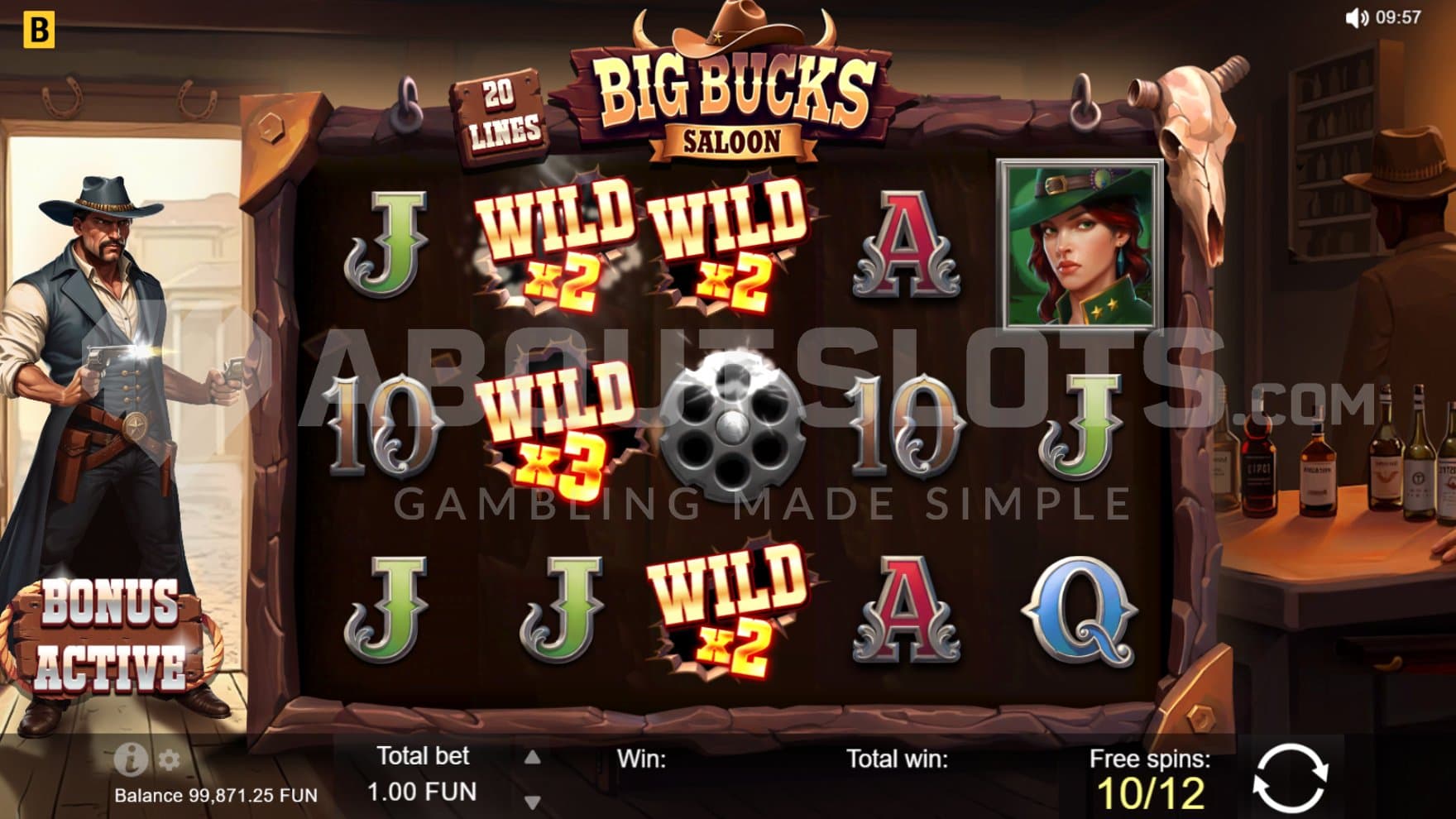 Sticky Wilds in view