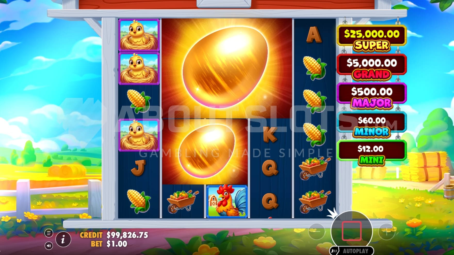 Mega Scatter Symbol in view