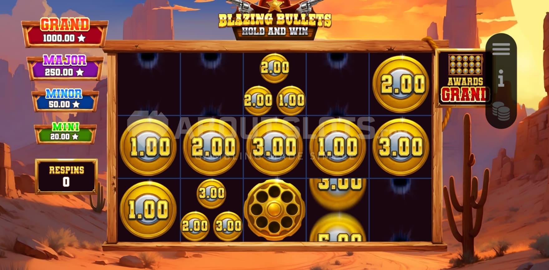 Blazing Bullet Symbol in view