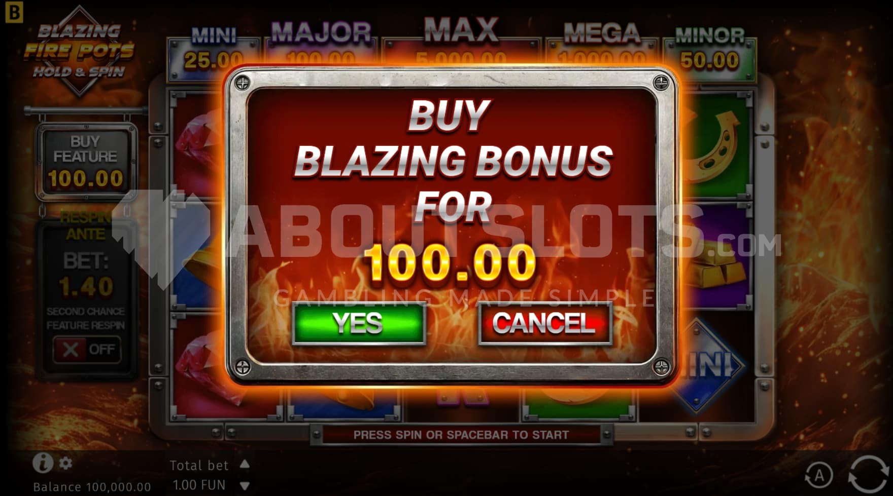 100X Bonus Buy