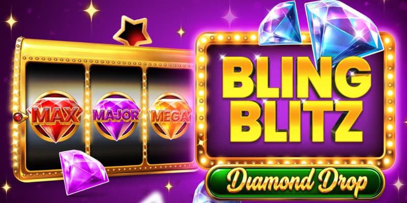 Bling Blitz Diamond Drop Banner