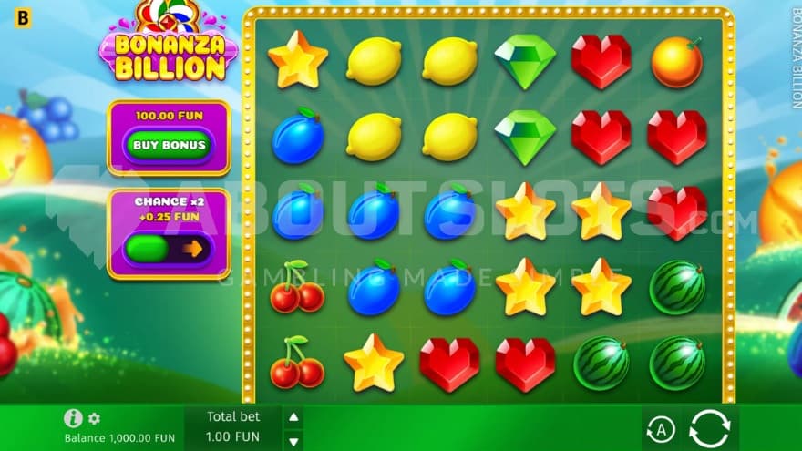 Game grid to the center right