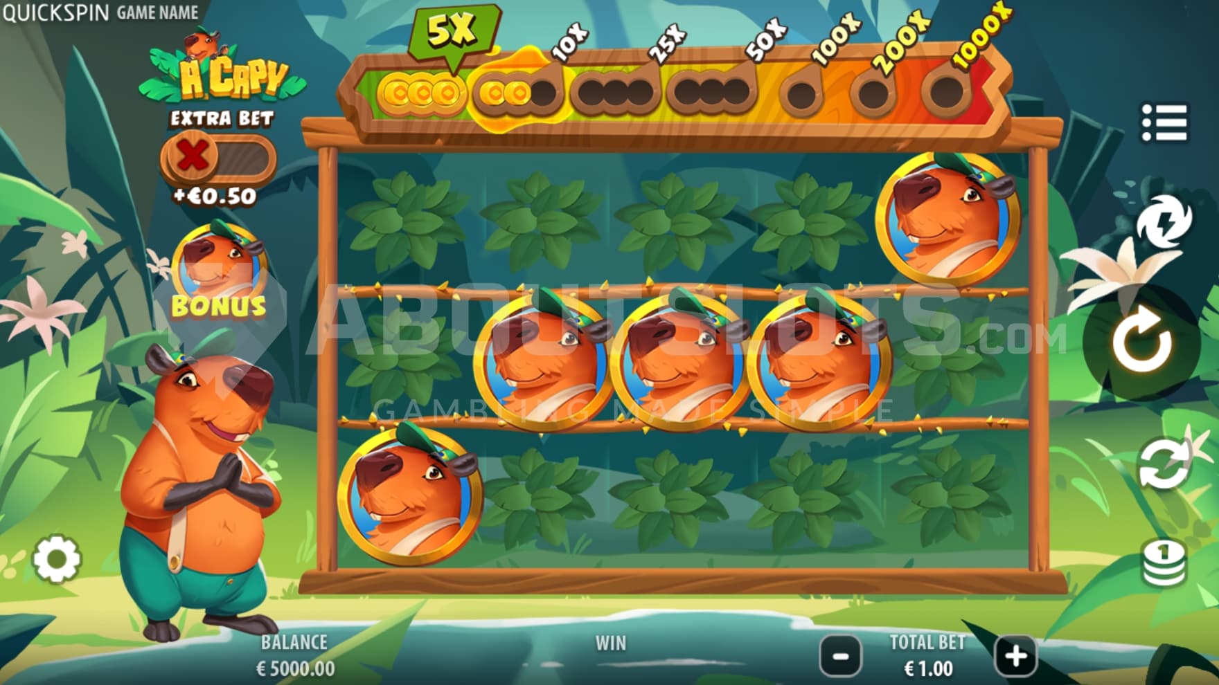 Feature Buy on left side