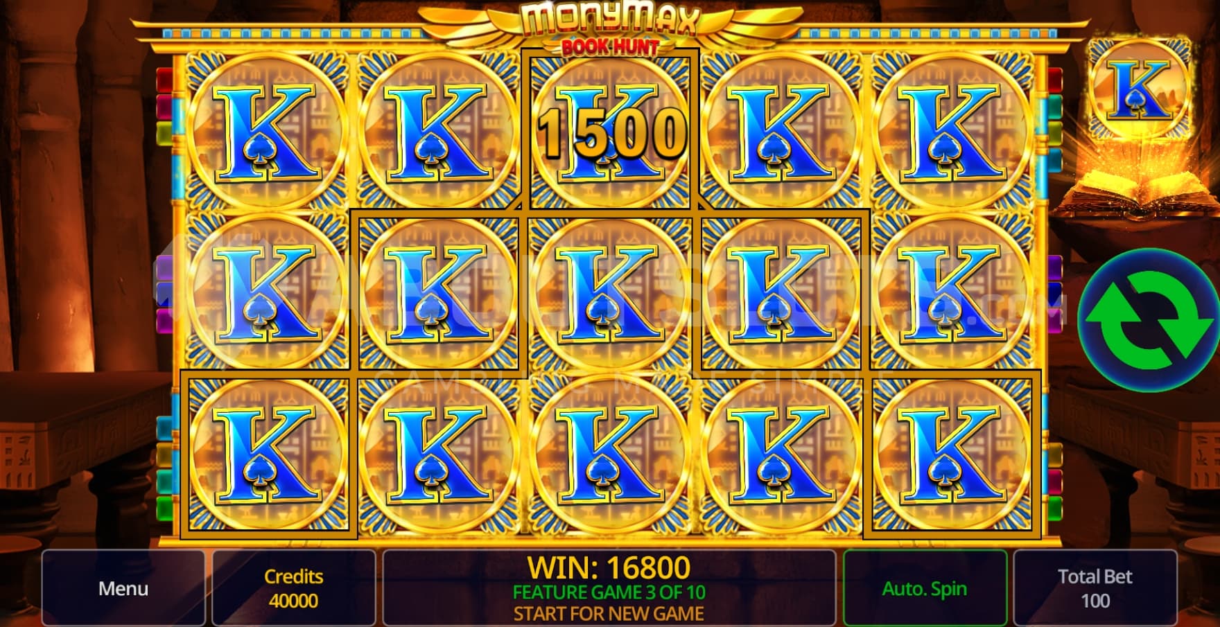 Lucky Symbol on all reels