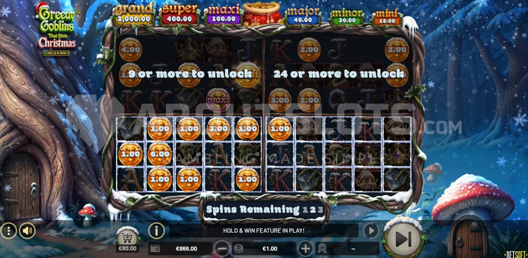 Aim is to unlock the mini-reels