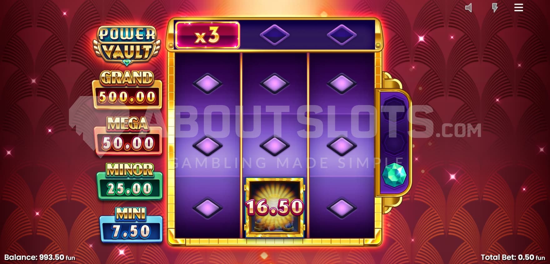 Reel Multiplier on first reel