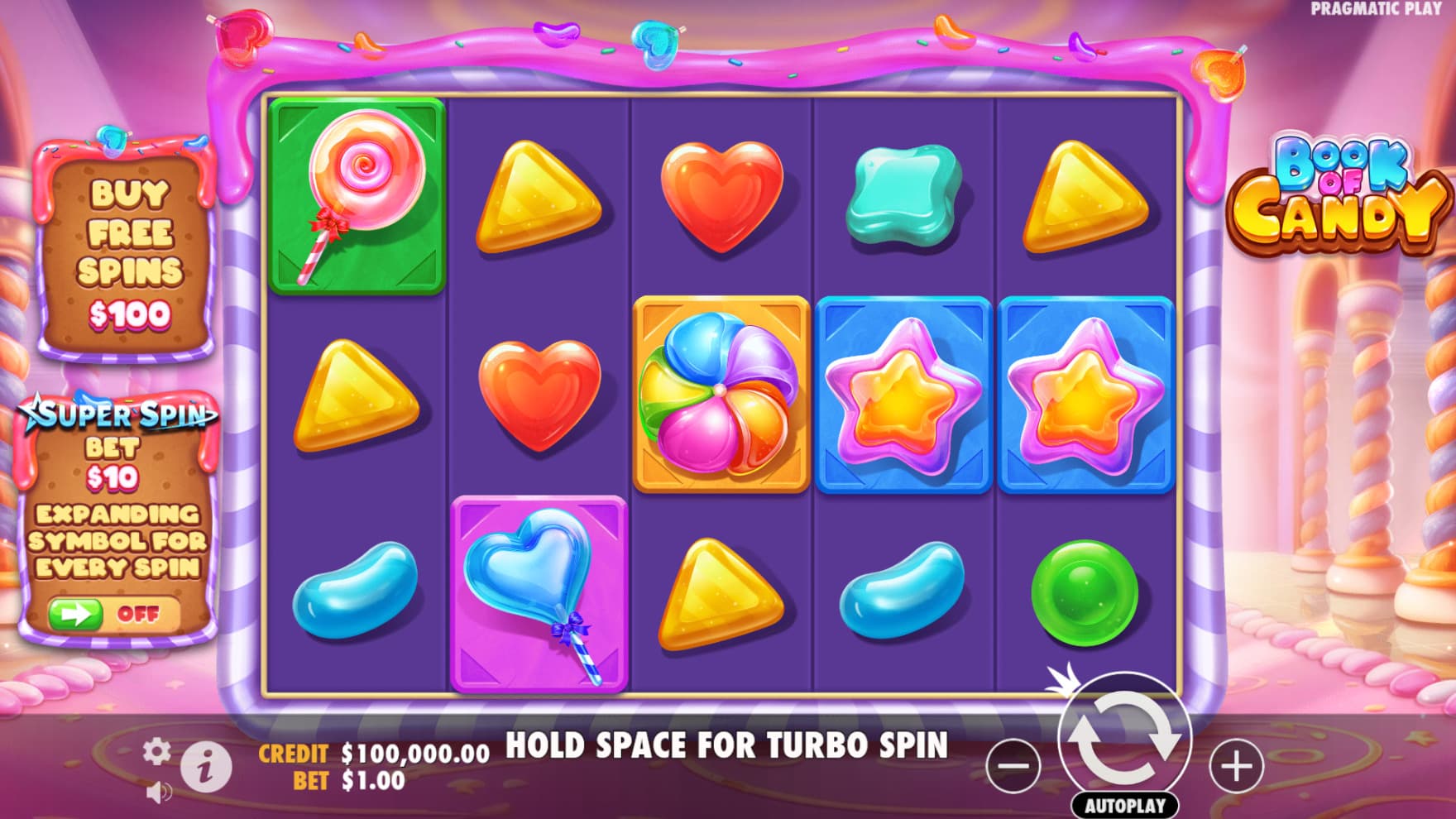 The playing grid is made out of candy canes with some glaze, set inside a castle made out of candy