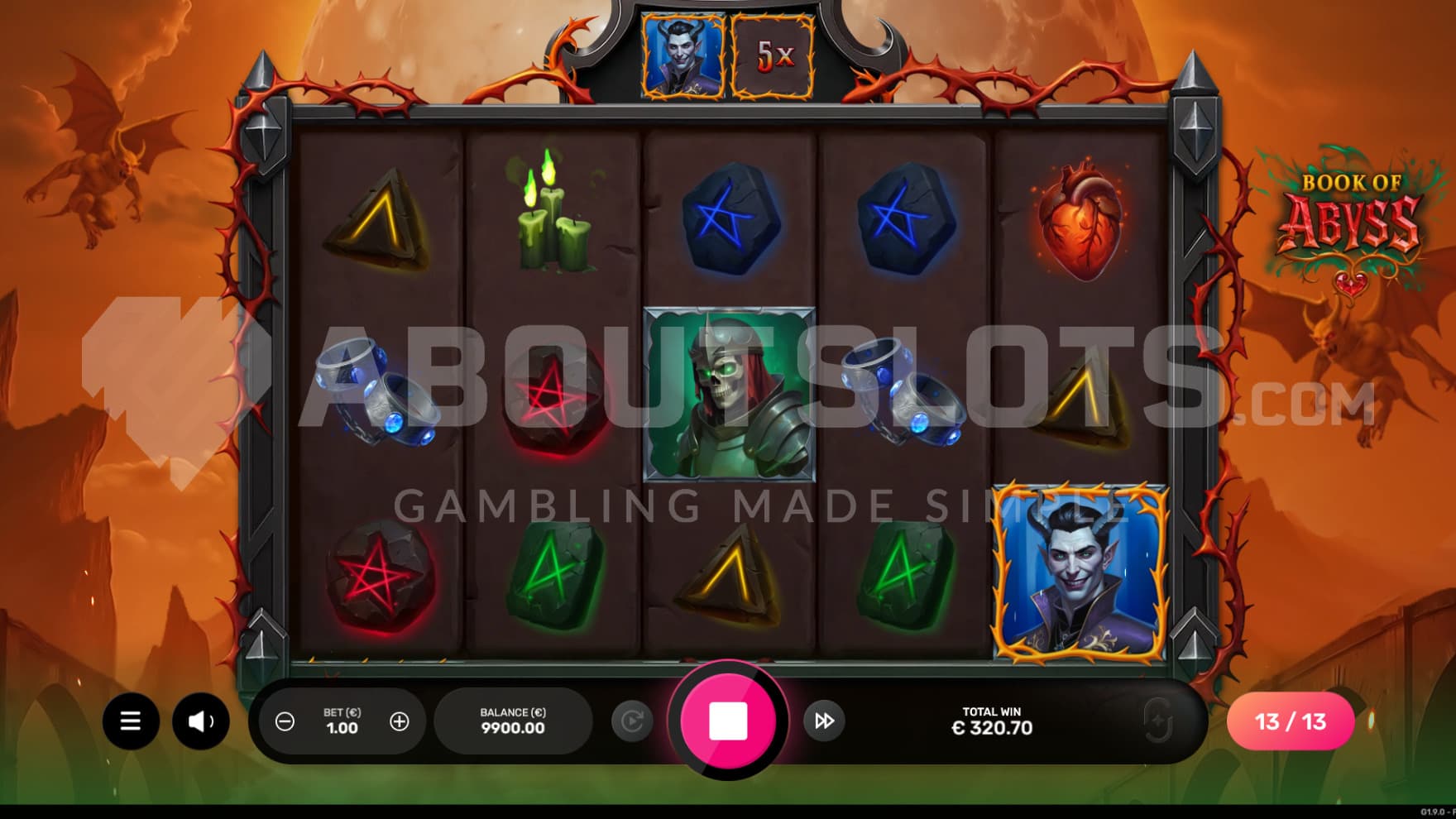 The classic Free Spns feature with expanded Symbols and multipliers