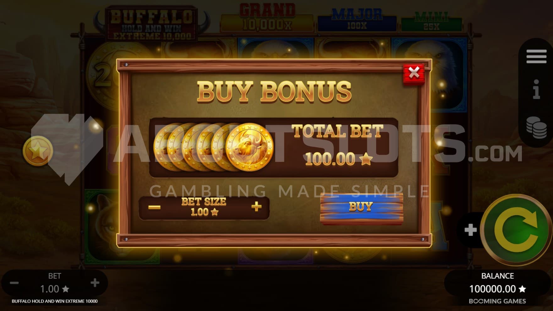 100X Bonus Buy