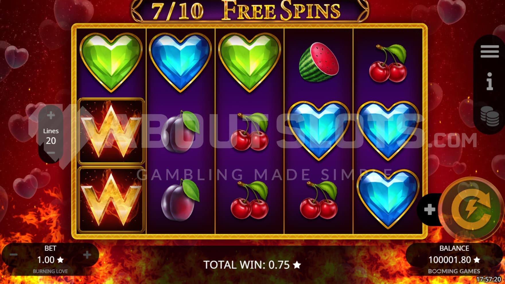 Wild Symbols on reel 1