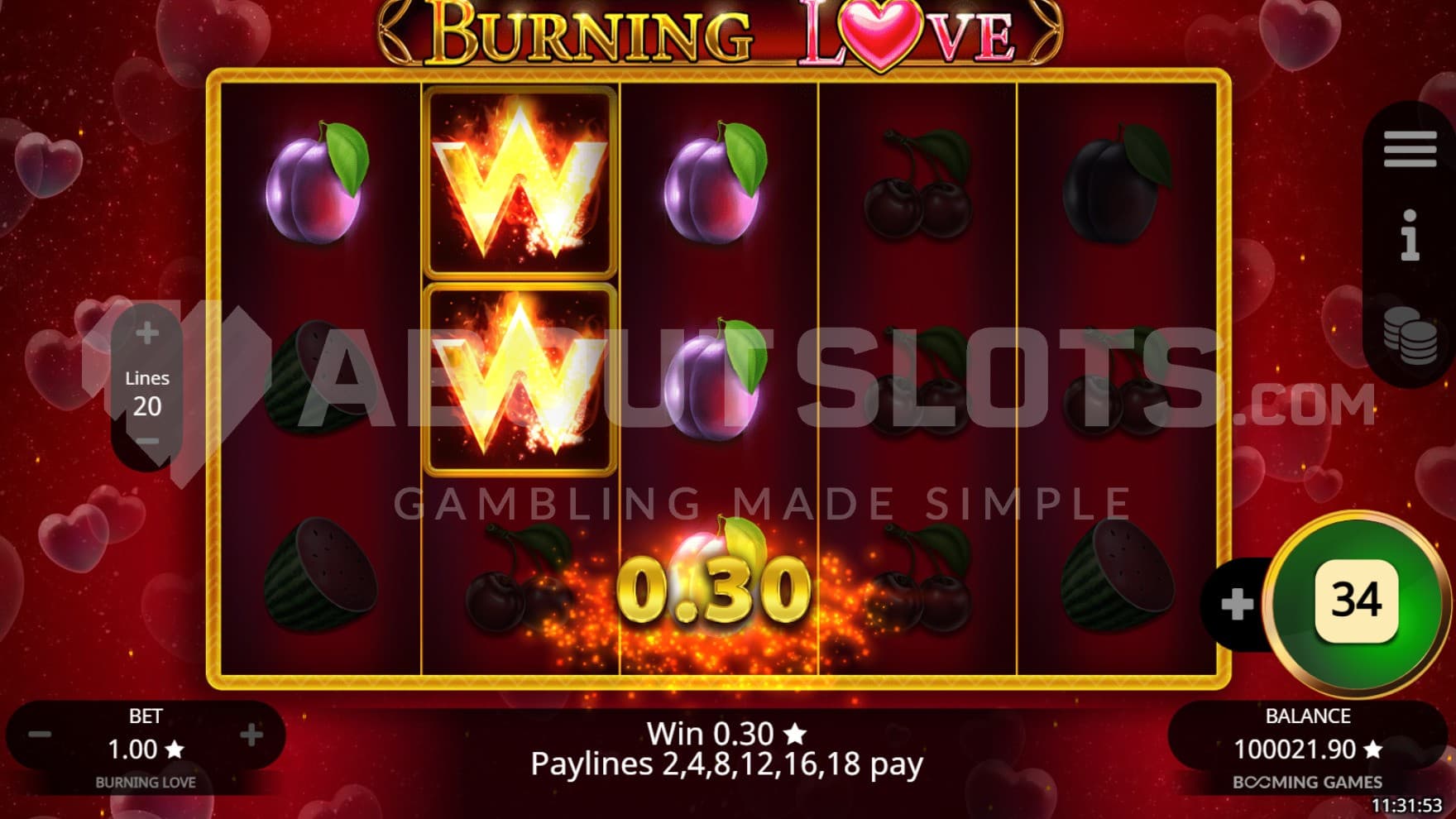 Wild Symbols on reel 2