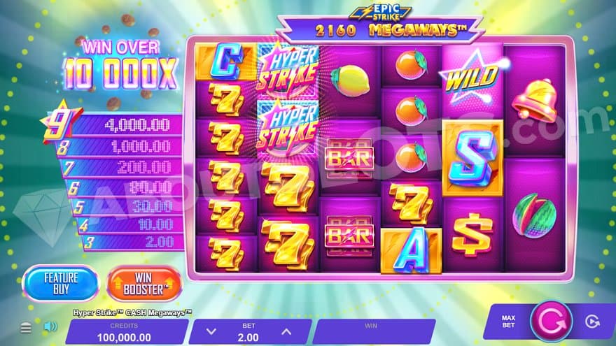 Six reels on a green background.