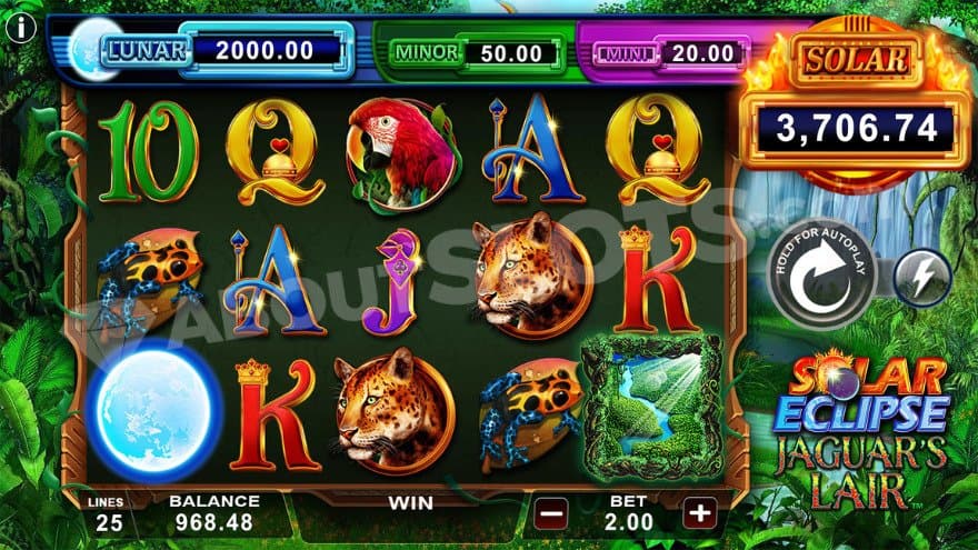 A casino slot in a jungle.