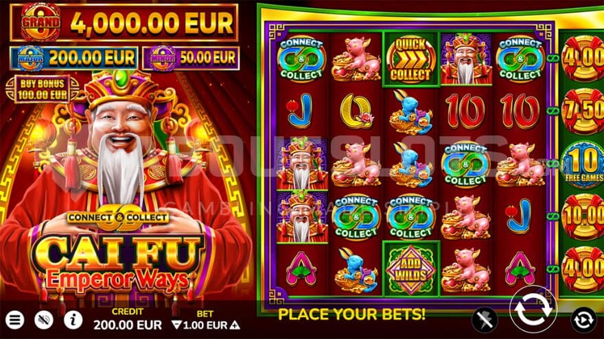 Grand Jackpot on left side