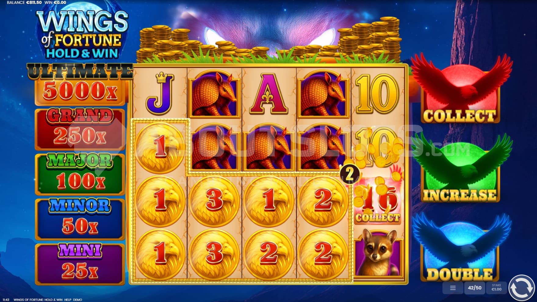 Eagle Collect Symbol on last reel