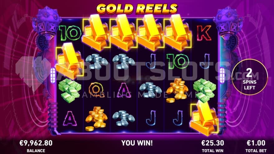 Gold Bar winning combination