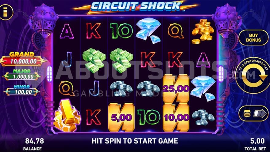 Two Lightning Symbols on reel 4