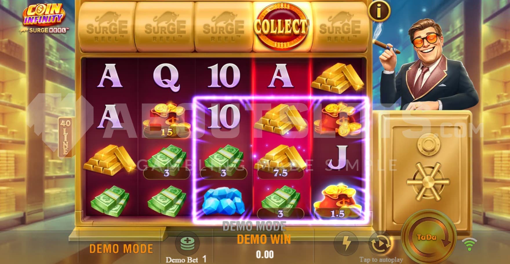 Collect Symbol on Surge Reel