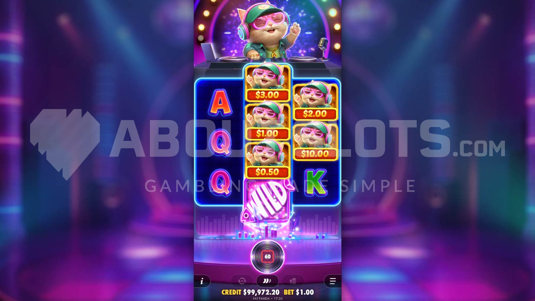 Minimum 5 Money Symbols need to land to make a win by collecting all prizes