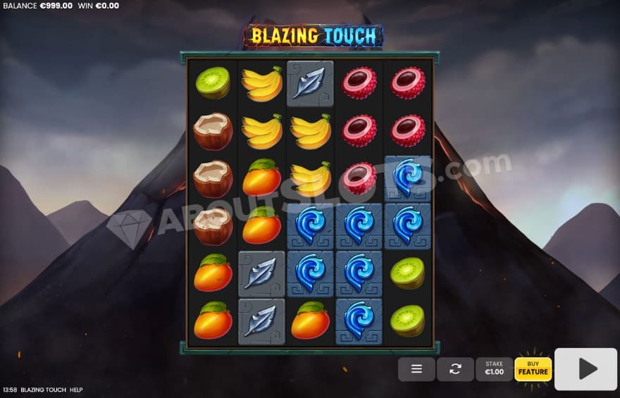 Base game where you can see a volcano in the background.