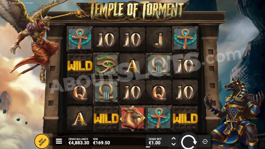 Base game with Ra and Anubis on the sides.