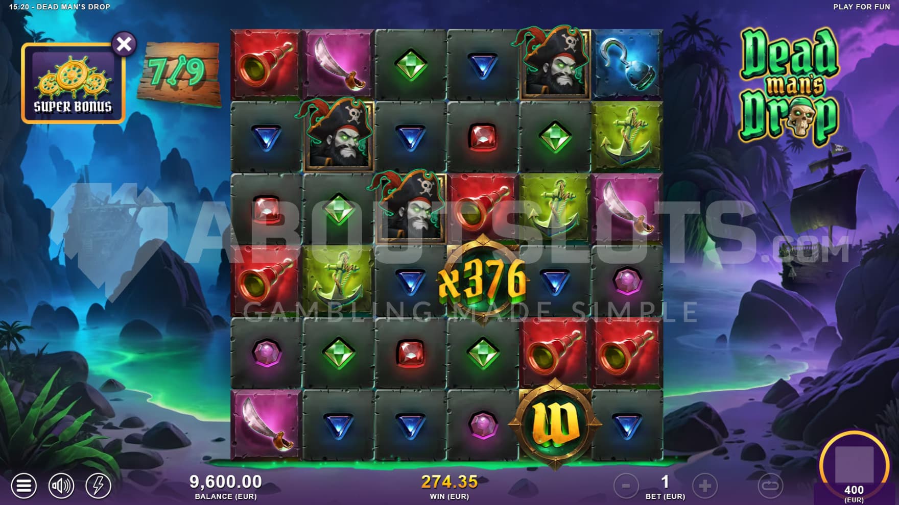 Multipliers are sticky during the Free Spins, helping them stack up Multipliers