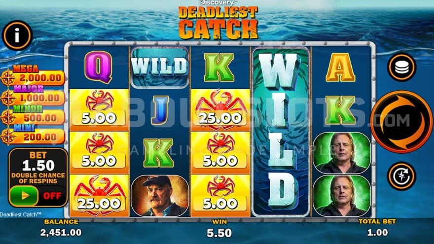 Stacked Wild Symbol on reel 4