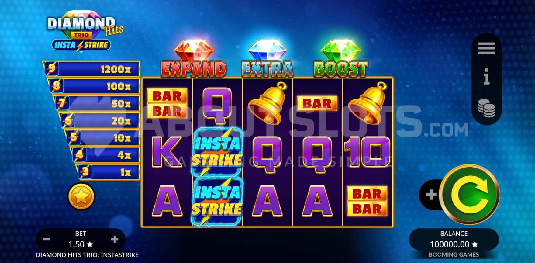 InstaStrike on left side