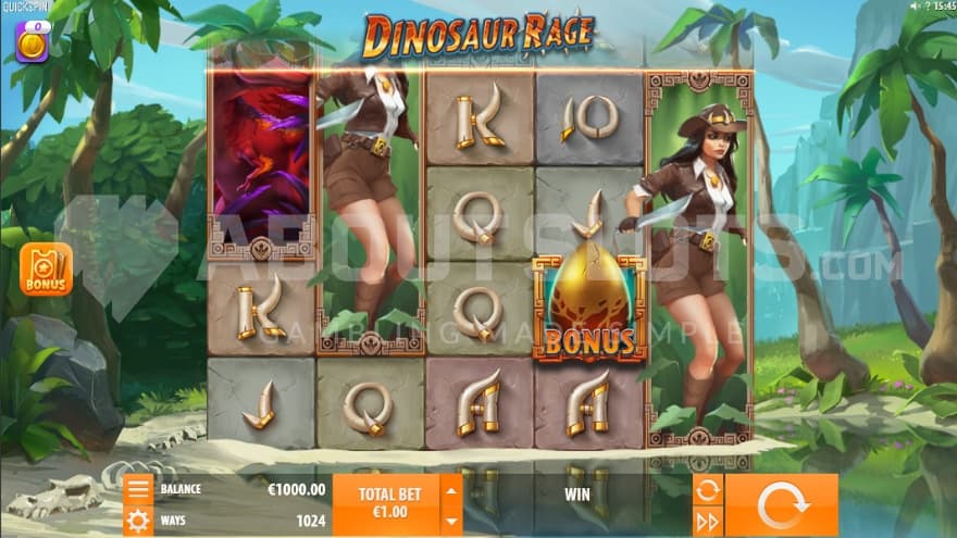 The base game set on an unknown island with a skeleton of creature laying on the beach in the background