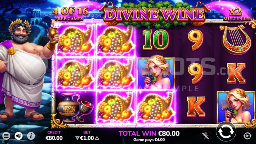 4 of 16 Free Spins
