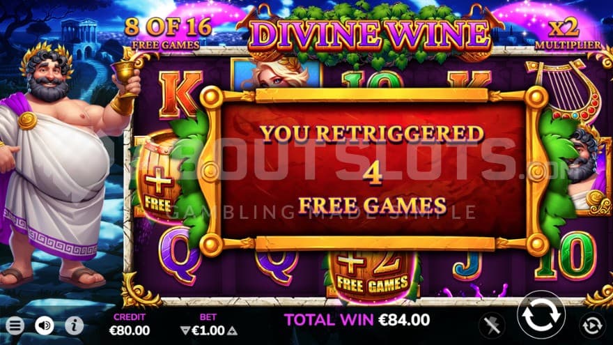 4 extra Free Spins