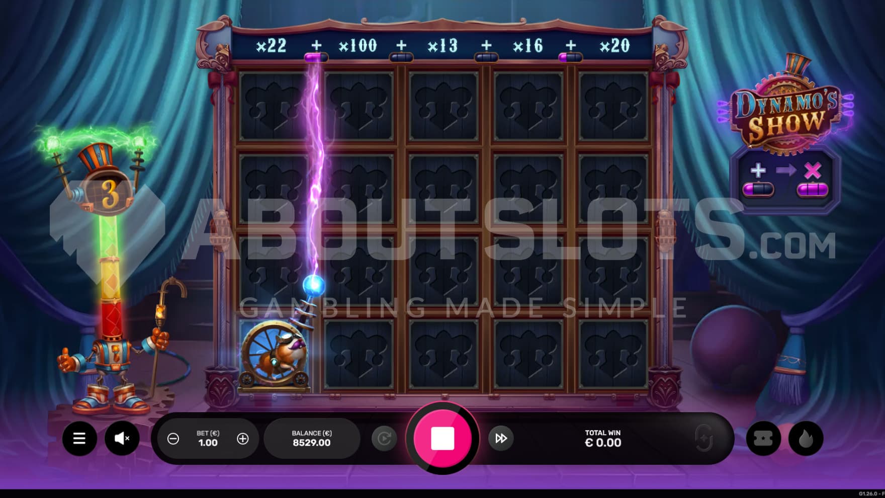 During the Hold & Win bonus game you play with a special playing grid