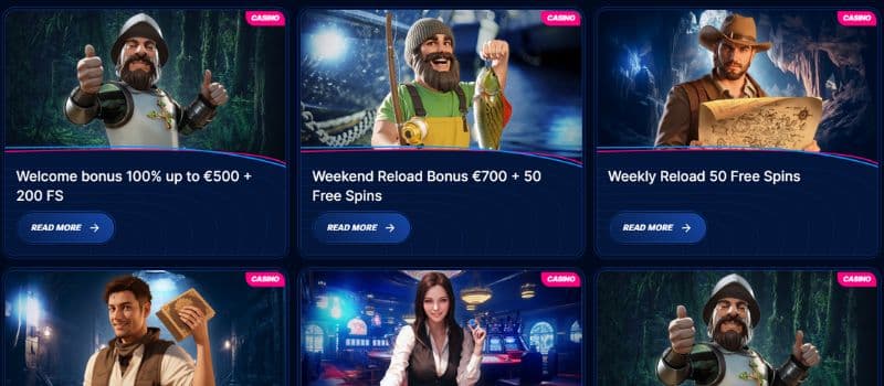 Zugang zu Boomerang Casino