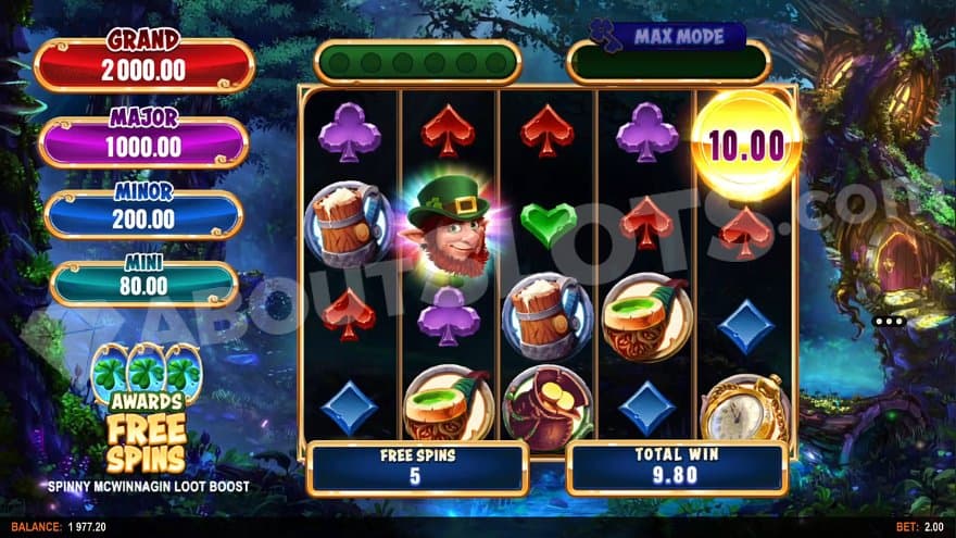 Free Spins at night time in the forest.