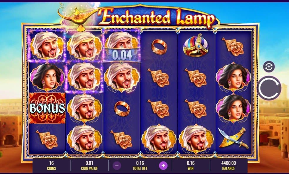 Enchanted Lamp Slot Gameplay