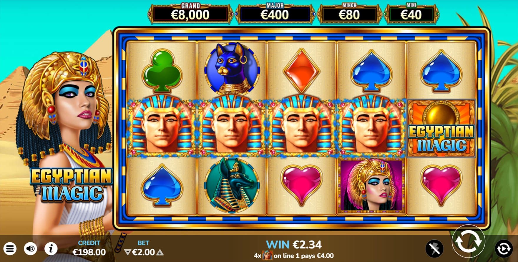 Grand Jackpot displayed on top